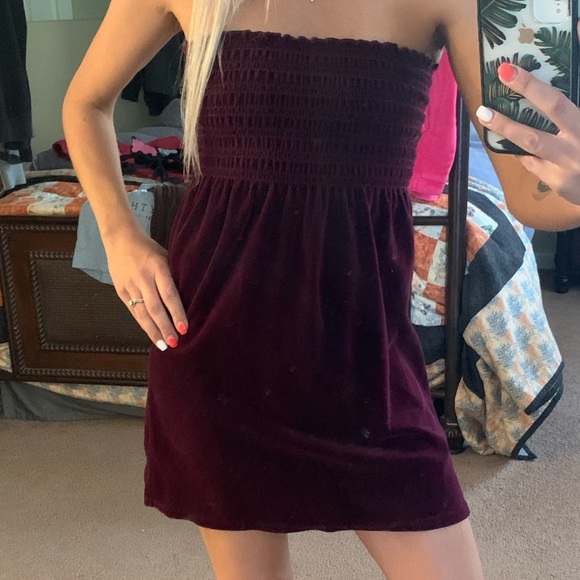 Velour babydoll dress - Picture 2 of 4